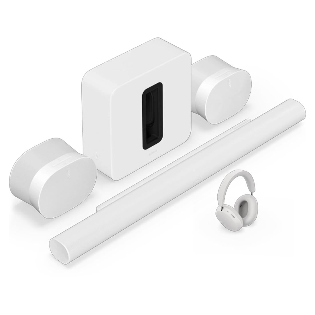 Sonos Premium Personal Entertainment Set with Arc Ultra Sonos - Ace | Arc Ultra | Sub 4 | 2x Era 300 - Bundle
