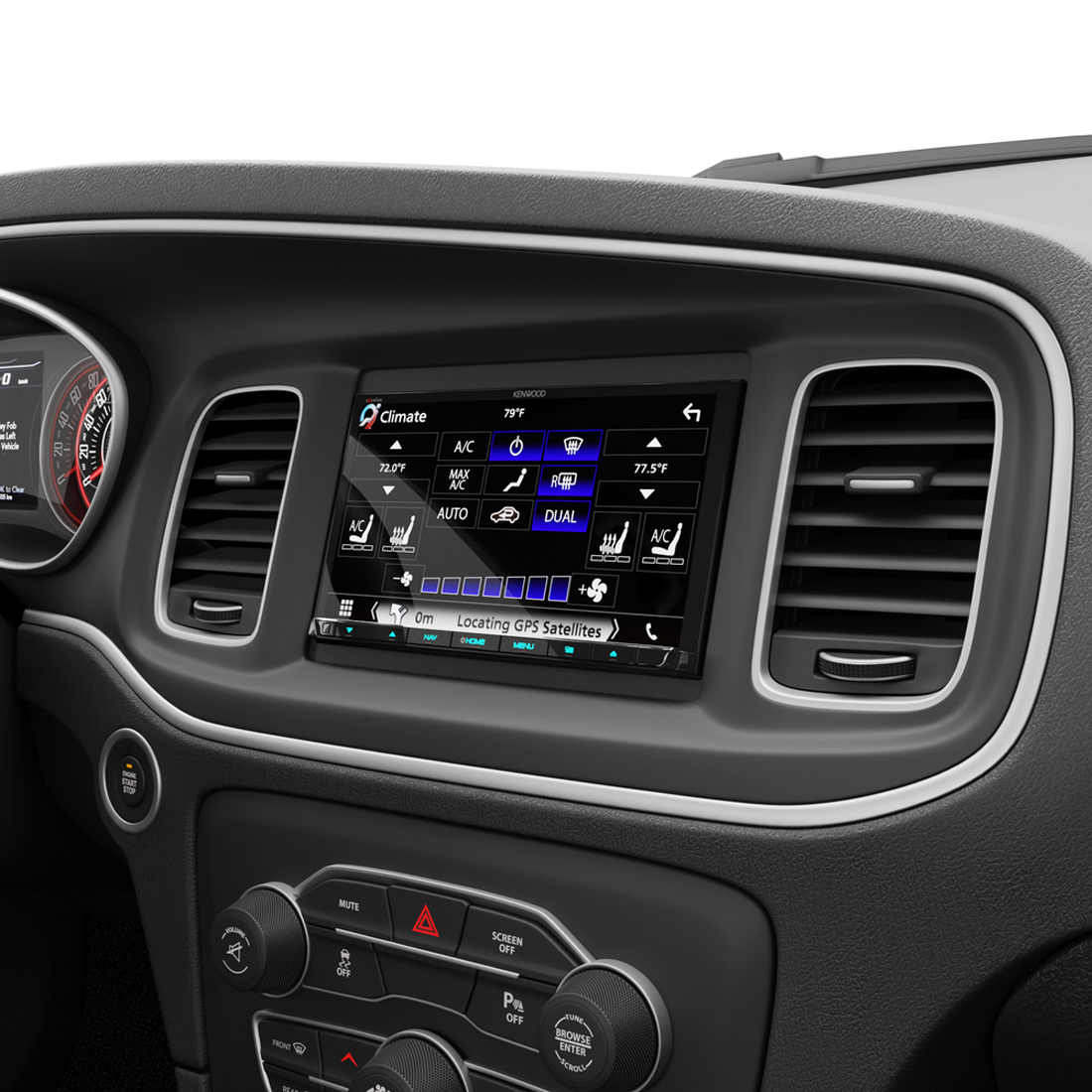 iDataLink Maestro KIT-CHA1 Double DIN Dash Kit with Factory Feature Retention - Black