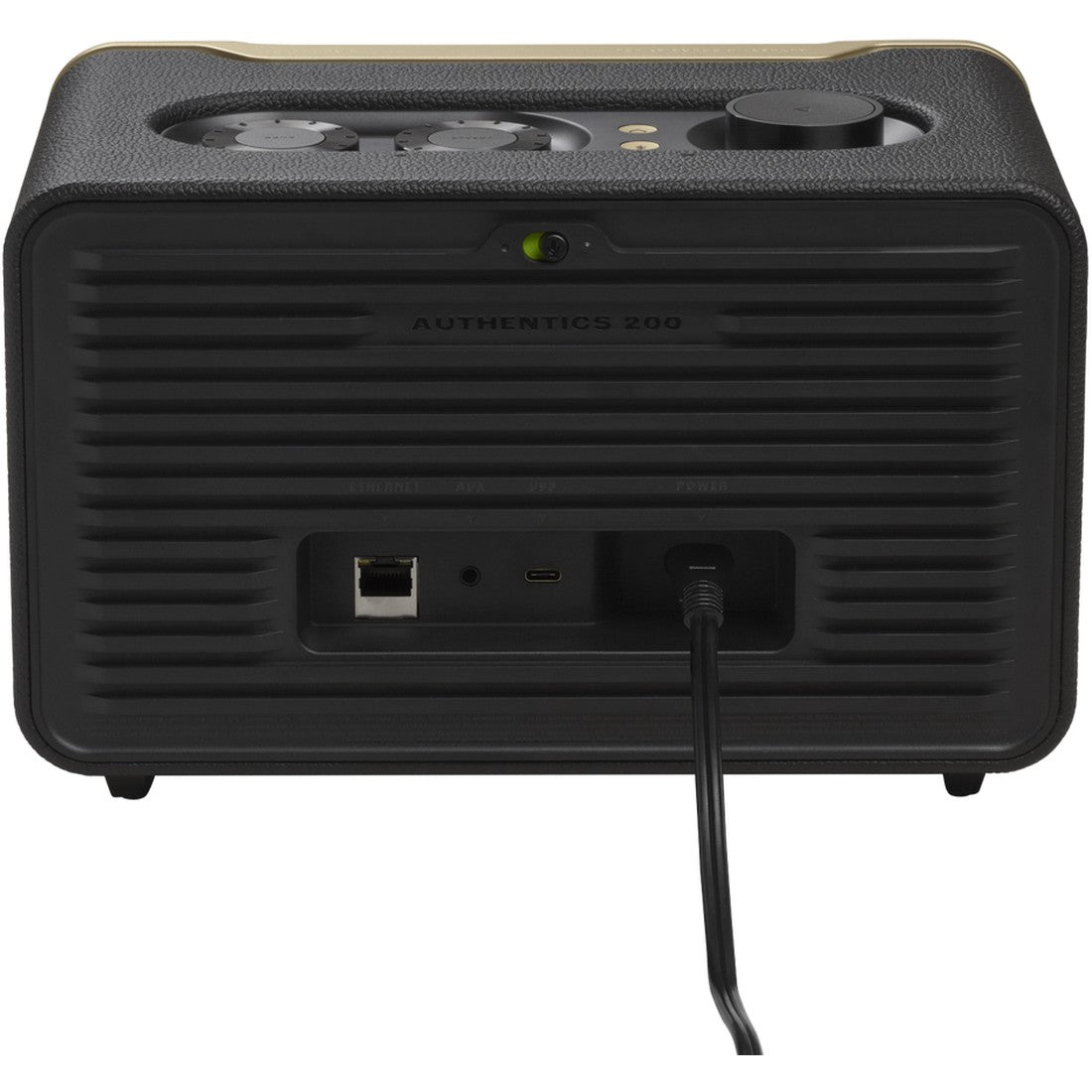 JBL Authentics 200 rear-view showing I/O panel