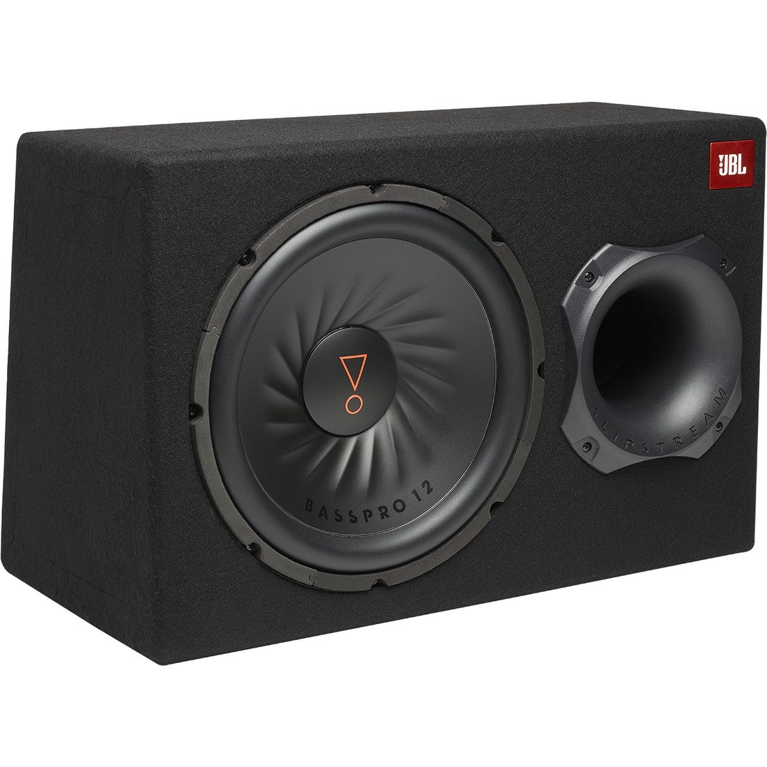 JBL BassPro 12 - Black - 12" (300mm) Car Audio Powered Subwoofer System with Slipstream Port Technology - Hero