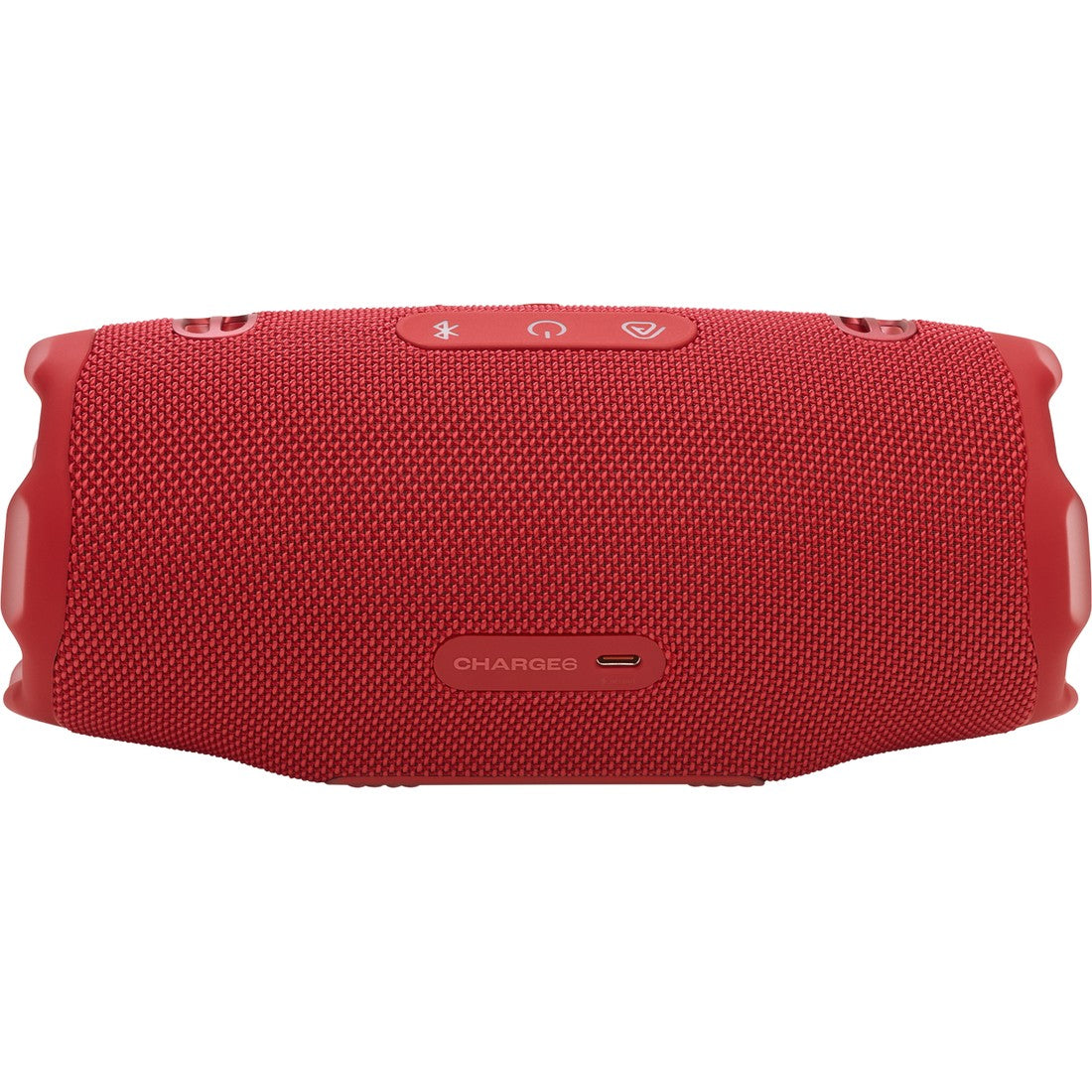 JBL Charge 6 - Red - Portable waterproof and drop-proof Bluetooth speaker - Back