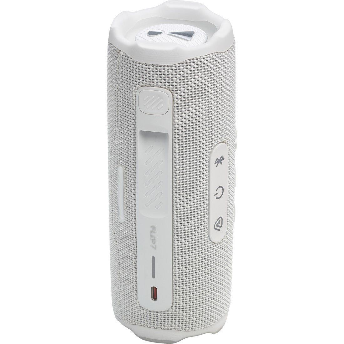JBL Flip 7 - White - Portable waterproof and drop-proof speaker - Back