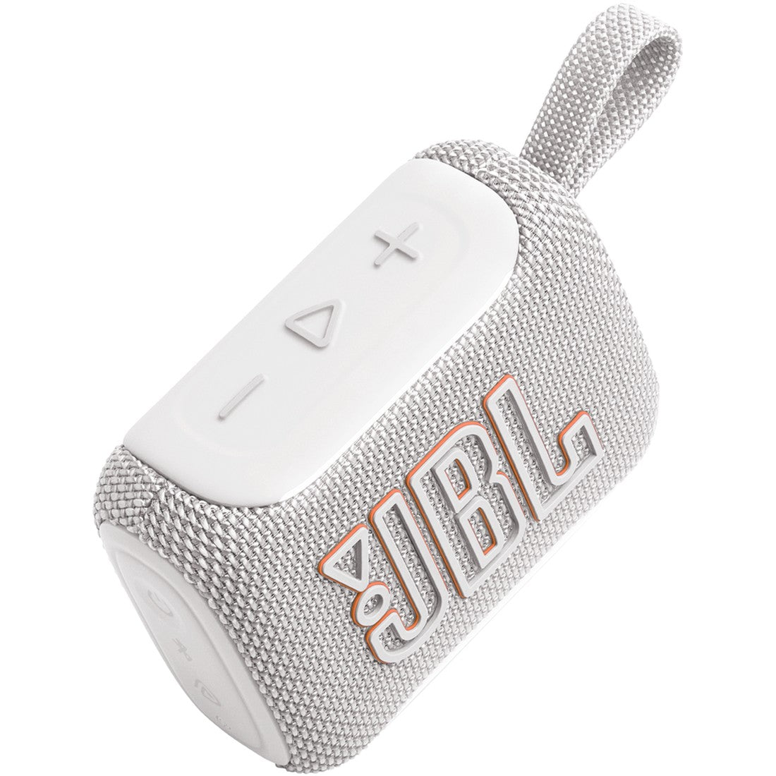 JBL Go 5 - White - Ultra-portable waterproof and drop-proof speaker with JBL legendary sound and ambient edge lighting - Detailshot 2