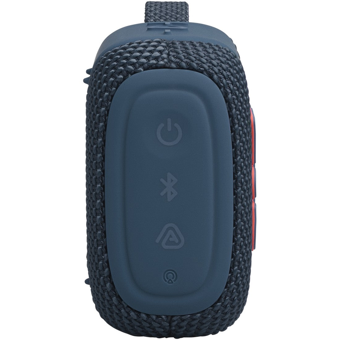 JBL Go 5 - Blue - Ultra-portable waterproof and drop-proof speaker with JBL legendary sound and ambient edge lighting - Right