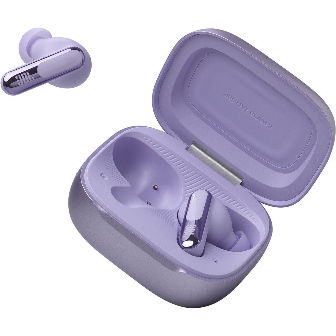 JBL Live Beam 3 - Purple - True wireless noise-cancelling closed-stick earbuds - Detailshot 8