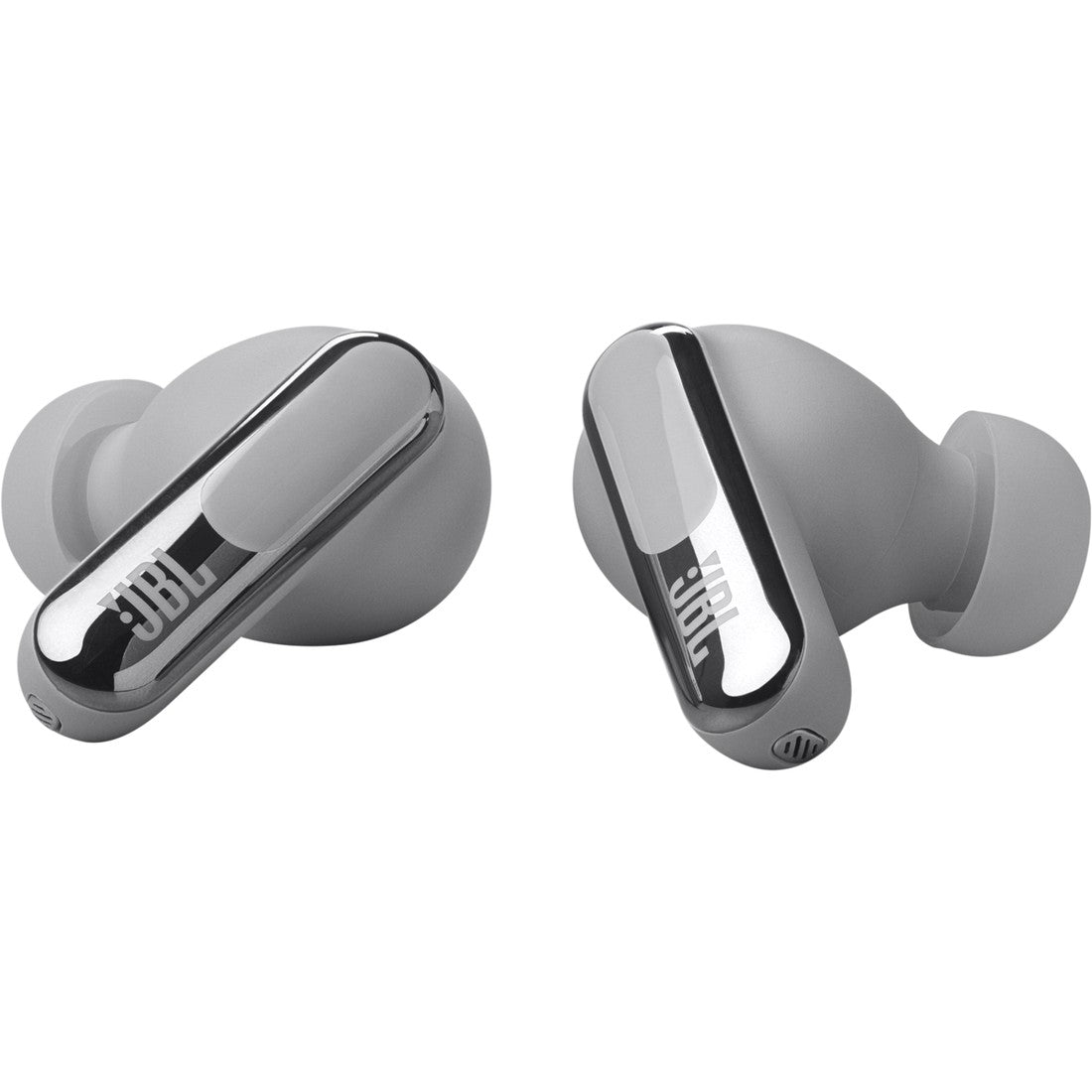 JBL Live Beam 3 - Silver - True wireless noise-cancelling closed-stick earbuds - Detailshot 1