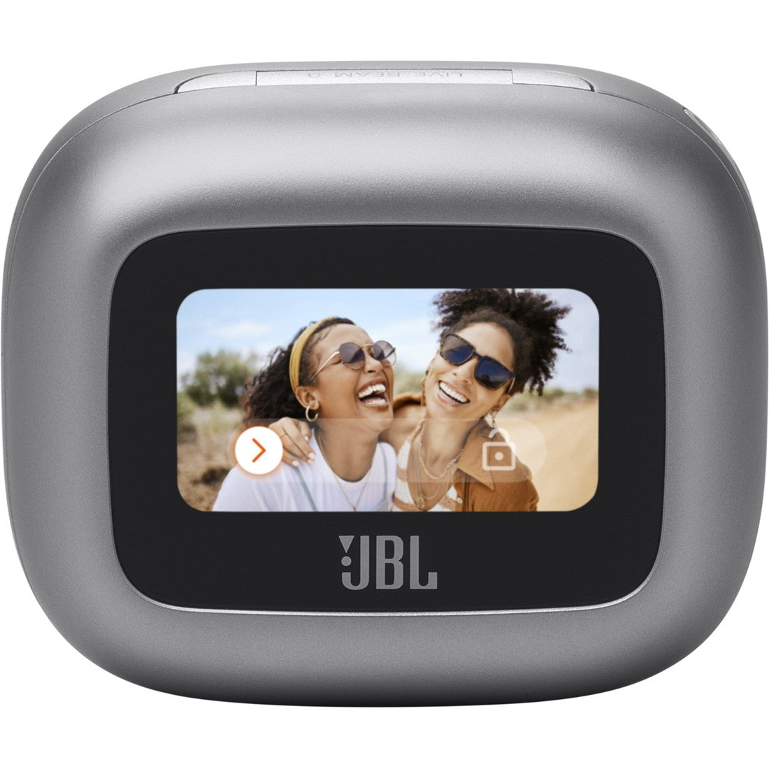 JBL Live Beam 3 - Silver - True wireless noise-cancelling closed-stick earbuds - Detailshot 2