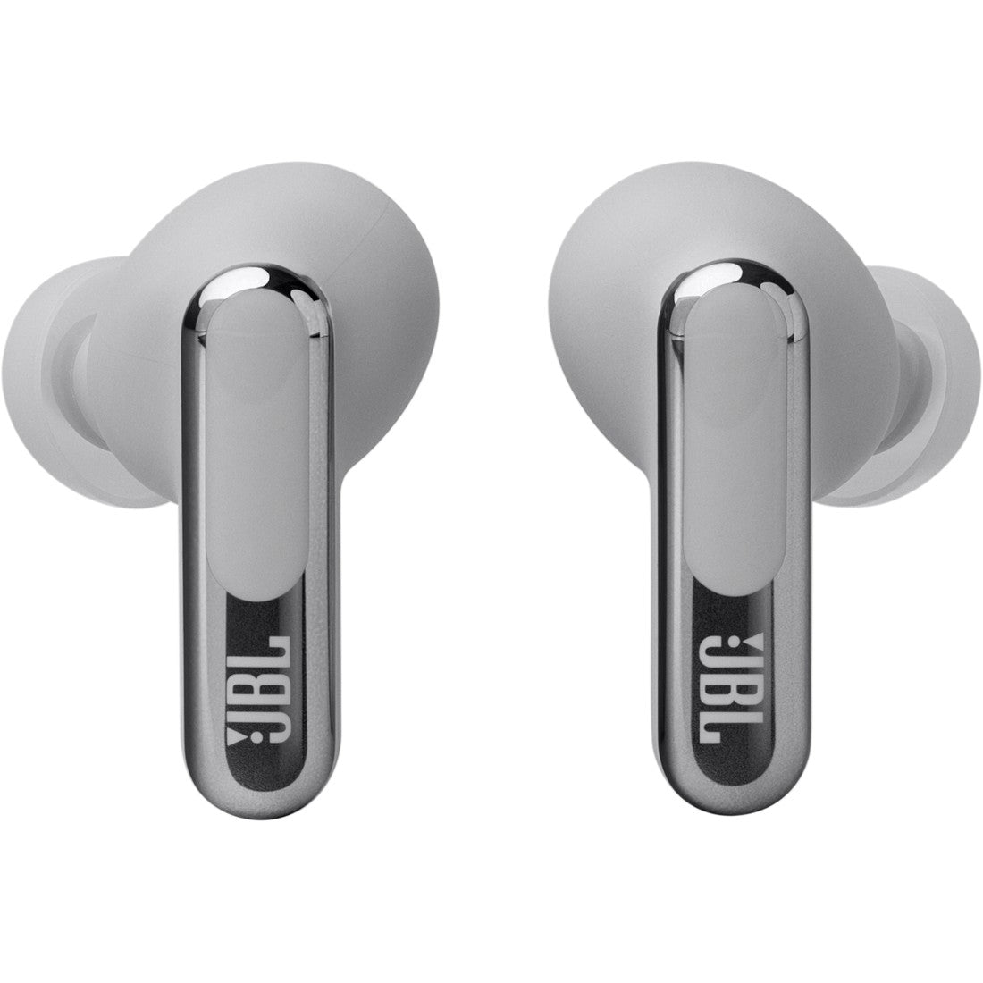 JBL Live Beam 3 - Silver - True wireless noise-cancelling closed-stick earbuds - Back