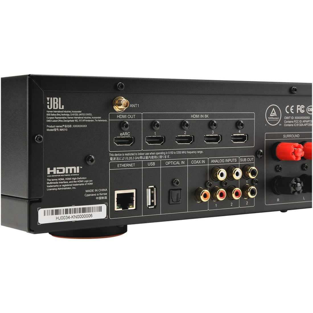 MA510 - White - 5.2-channel 8K AV Receiver - Detailshot 5