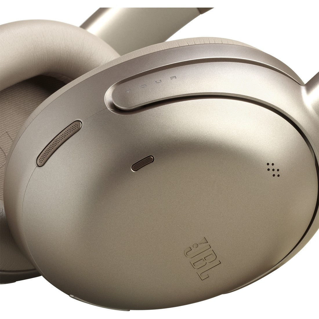 JBL Tour One M3 - Mocha - Wireless over-ear Noise Cancelling headphones - Detailshot 3