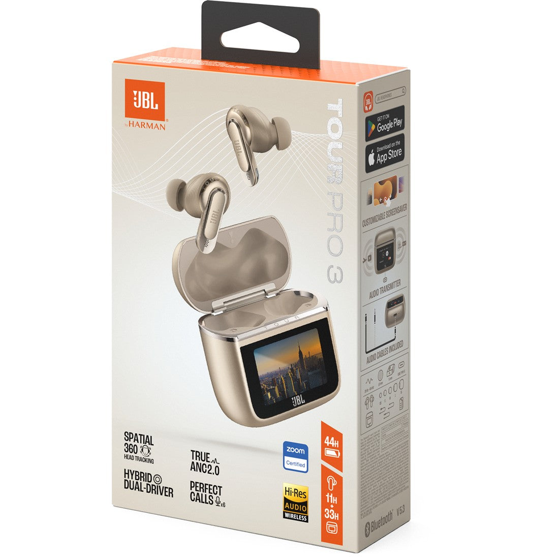 JBL Tour Pro 3 wireless earbuds packaging