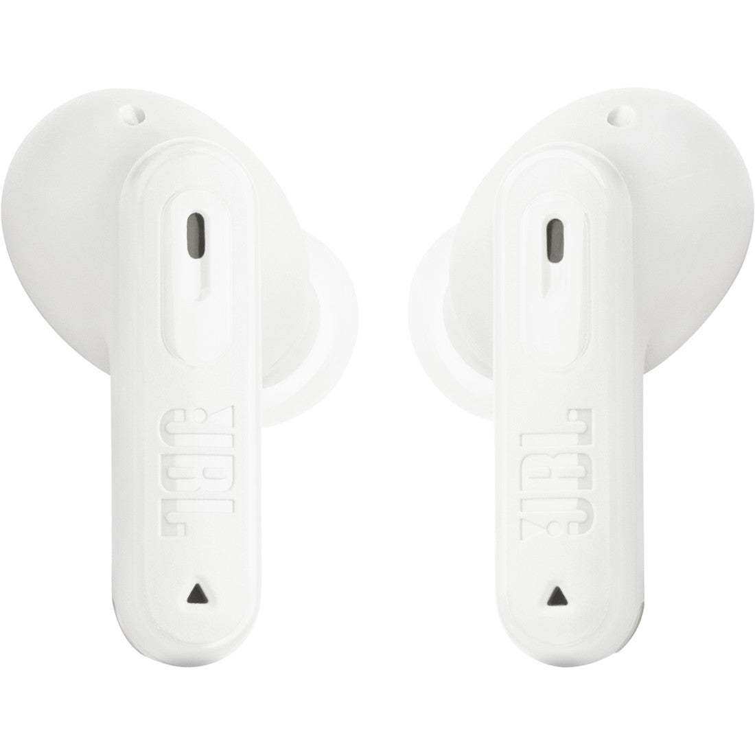 JBL Tune Beam 2 - White - True Wireless Noise Cancelling Earbuds - Front
