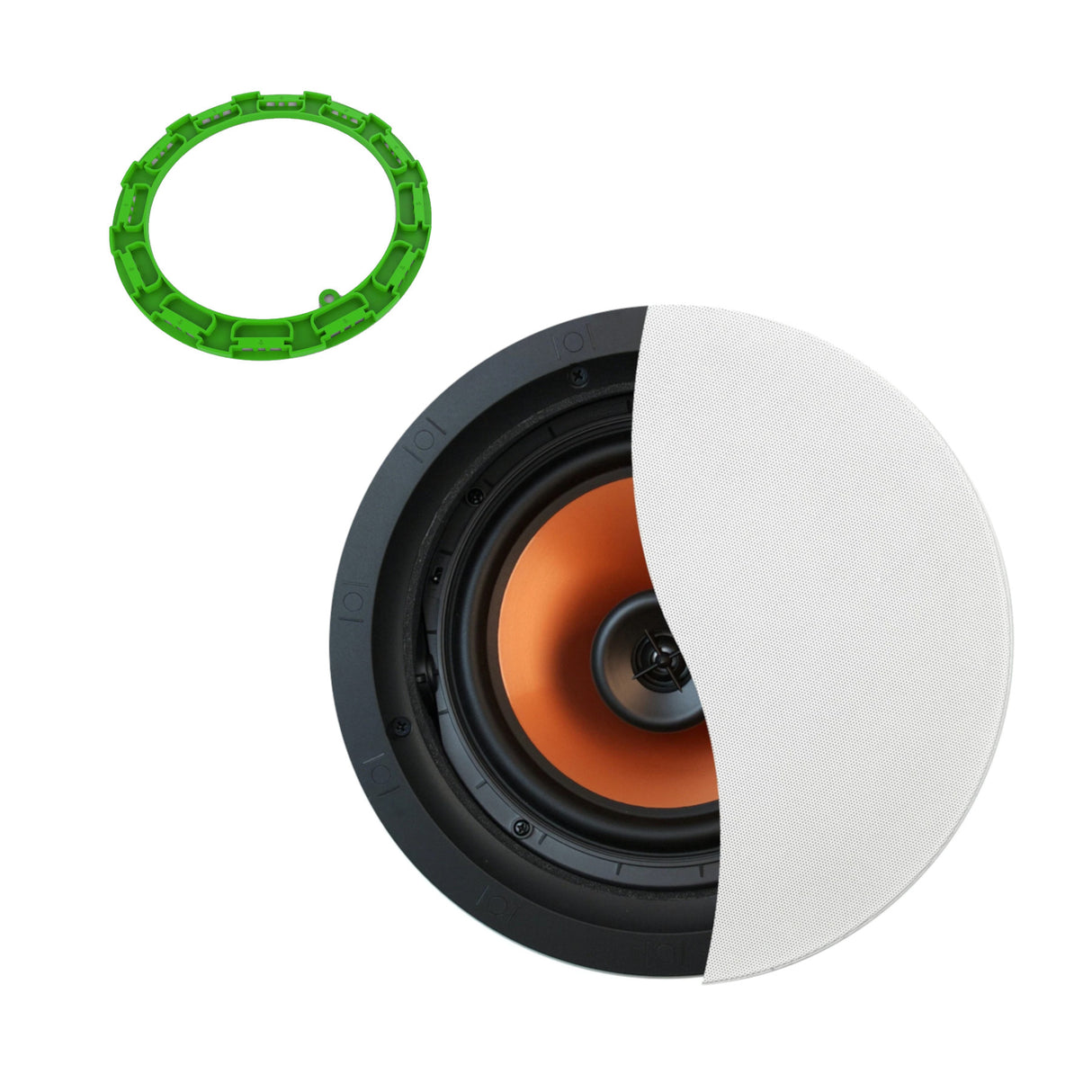 Klipsch CDT-3800-CII 8" In-Ceiling Speaker with FREE Installation Kit) - Bundle – Each