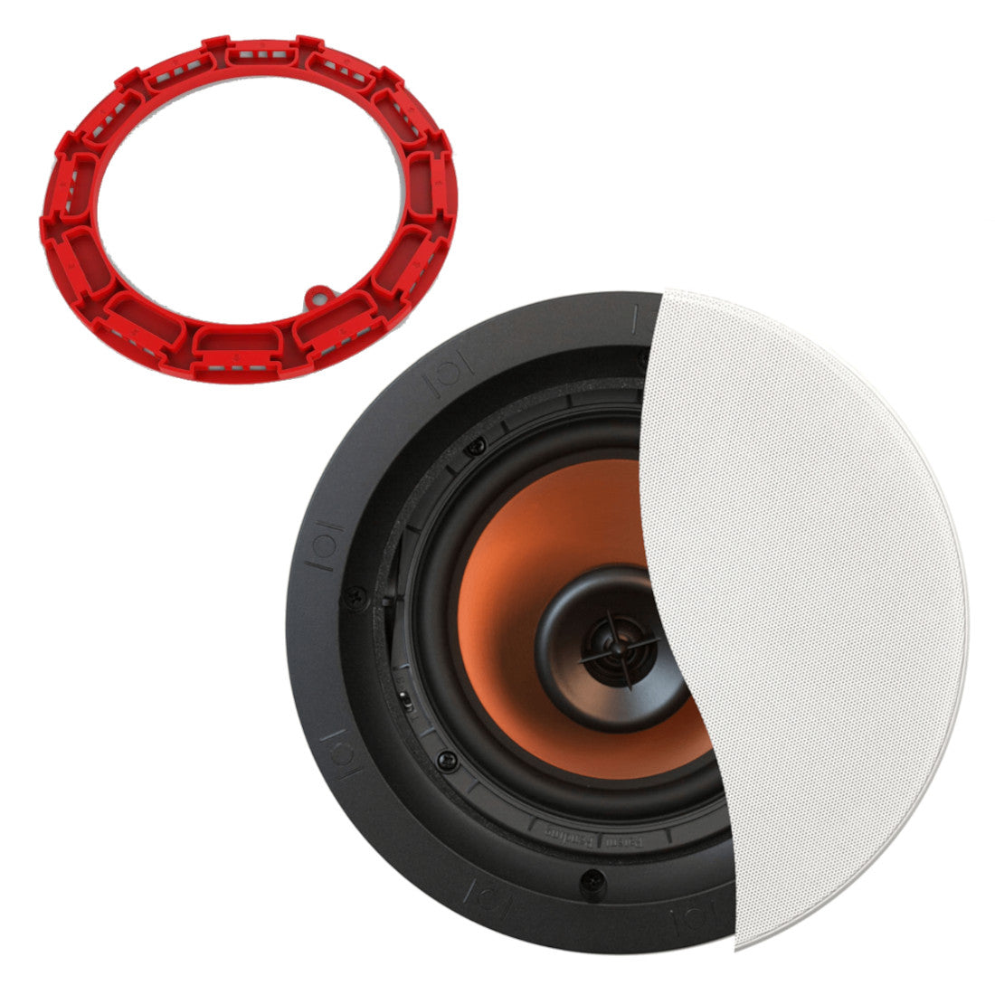 Klipsch CDT-5650-C II 6.5" In Ceiling Speaker with FREE Installation Kit - Bundle  – Each