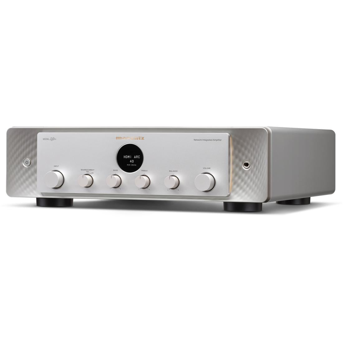 Silver-gold Marantz Model 40n audio amplifier