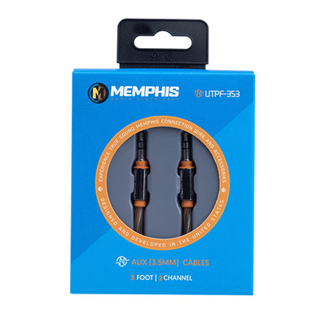 Memphis Audio UTPF-353 3-Foot 3.5mm to 3.5mm Interconnect (UTPF353)