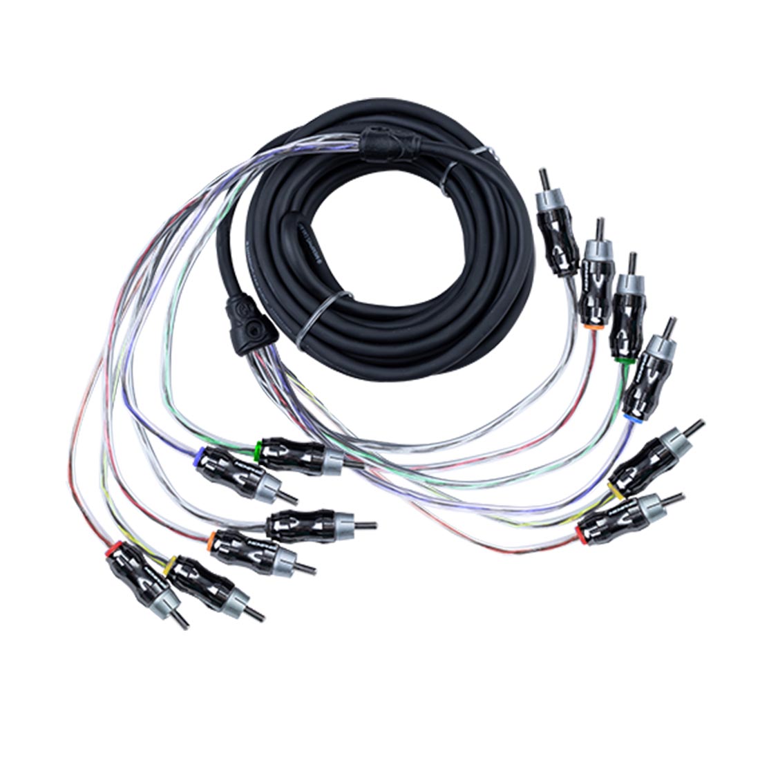 Memphis Audio UTPF-17.6 17-foot, 6-Channel Ultra Twisted Pair Interconnect Cables (UTPF17.6)