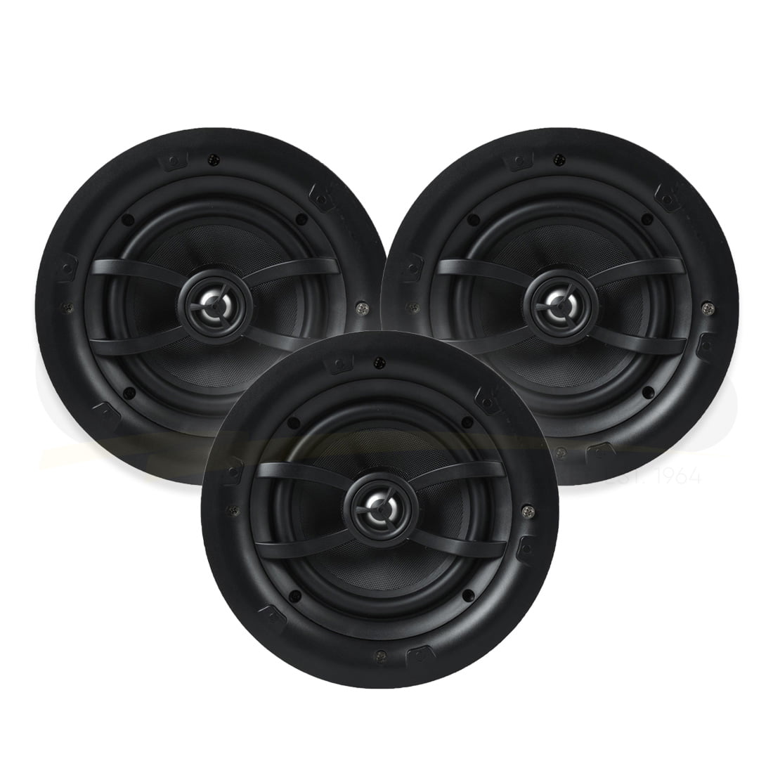 Crossroads NIC60-H-T 6" 70 Volt Frameless In-Ceiling Speaker - Bundle (NIC60HT)
