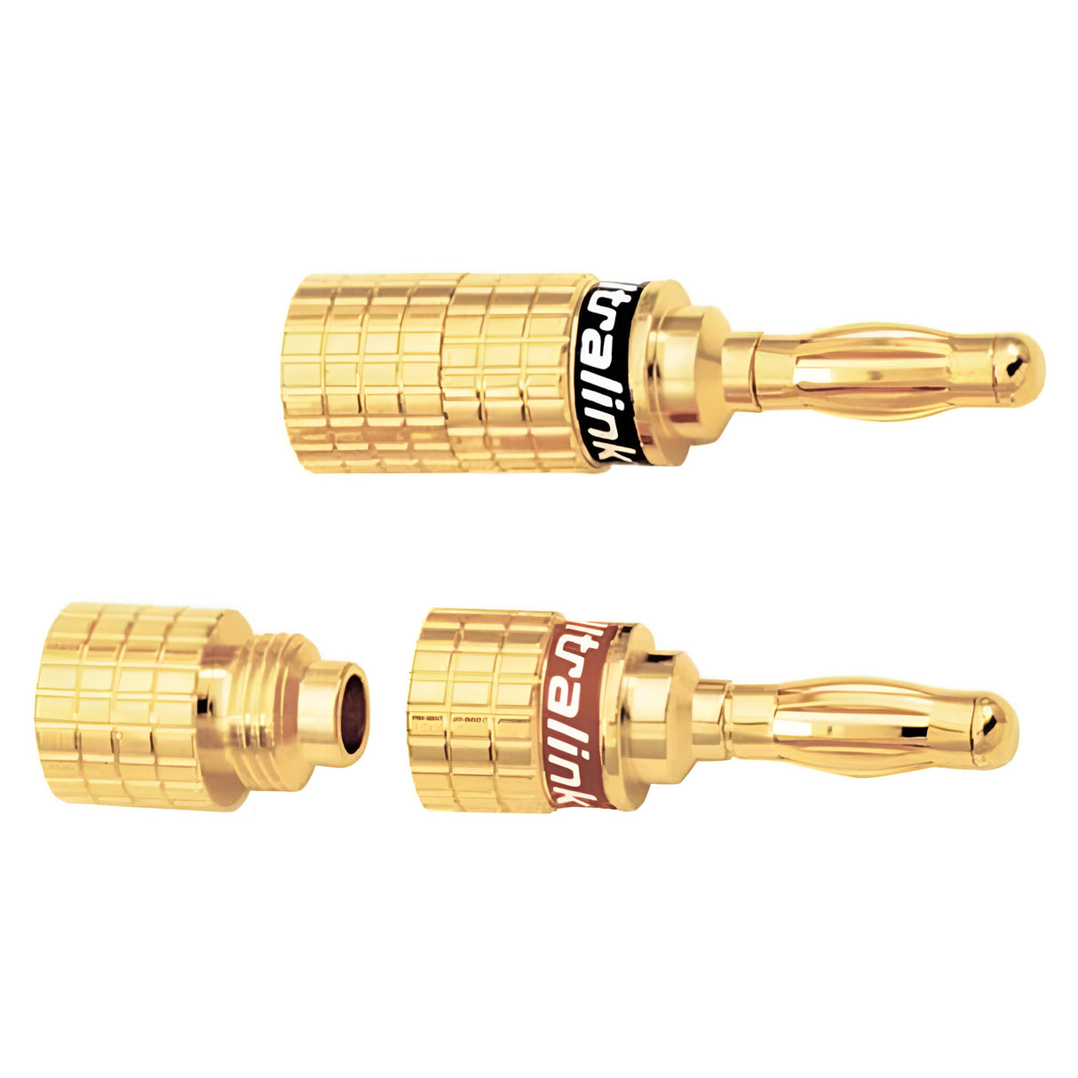 UltraLink UL05214 Compression-Fit Banana Plug Set Of 4