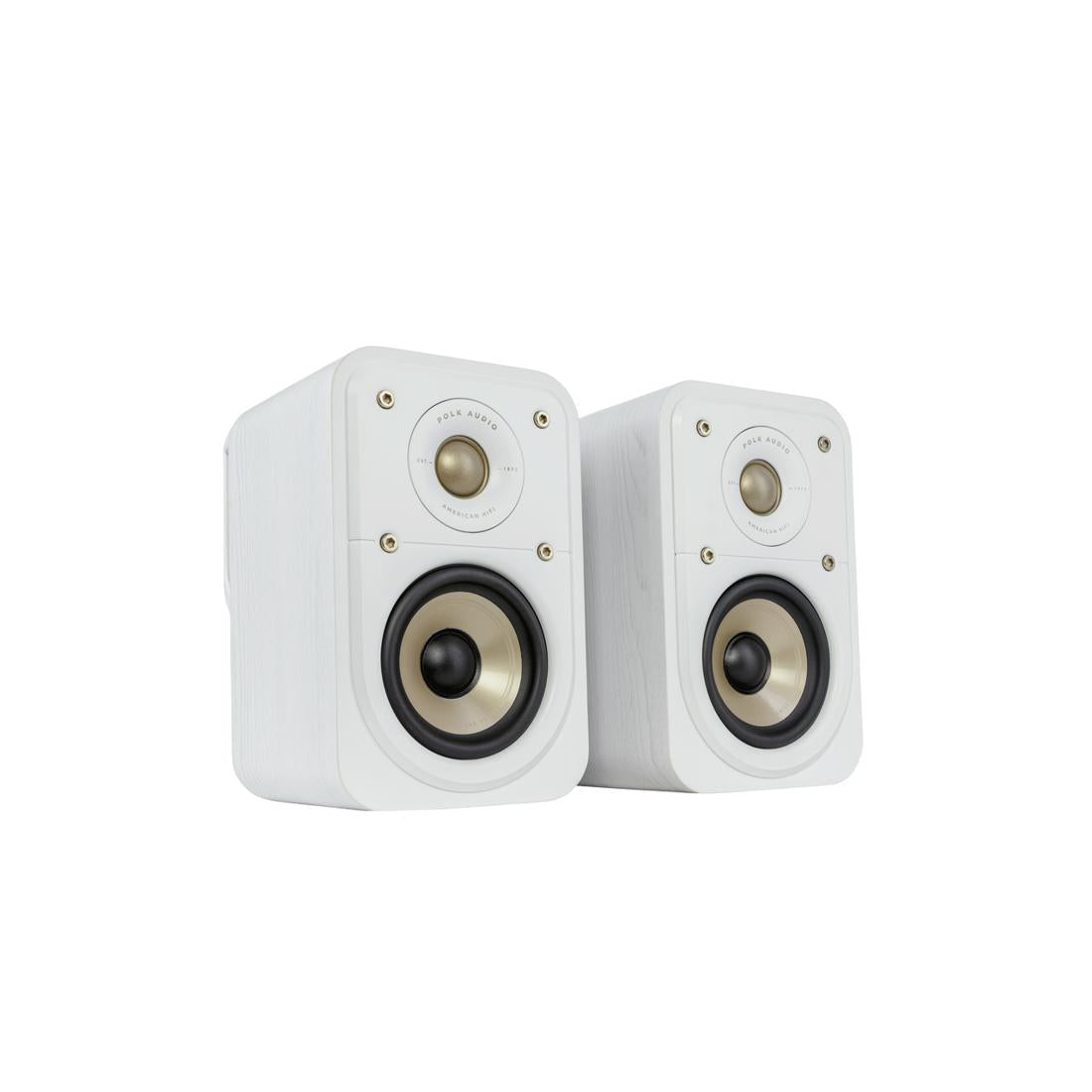 Polk Signature Elite ES10 bookshelf speakers in white