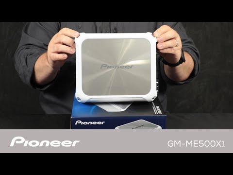 Pioneer GM-ME500X1 Mono marine Subwoofer Amplifier — 800 watts RMS x 1 at 1 ohm