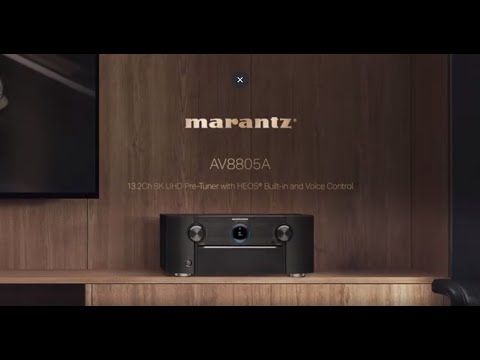 Marantz AV8805A 13.2 Channel 8K Pre-Amplifier