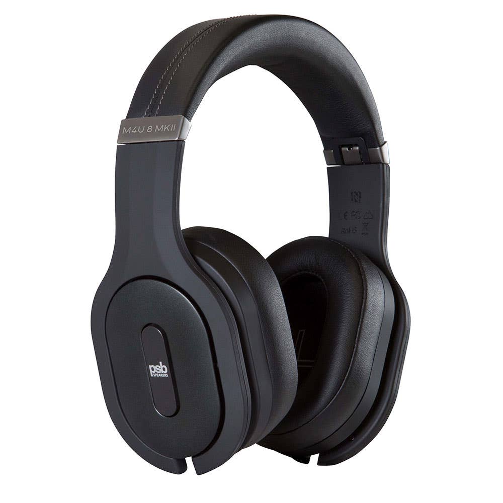 Black PSB M4U 8 MKII headphones