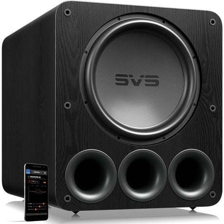 SVS PB-5000 15-inch ported subwoofer in black ash finish