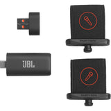 JBL EasySing Mics - Black - Two wireless AI-powered microphones with real-time vocal removal - Detailshot 4