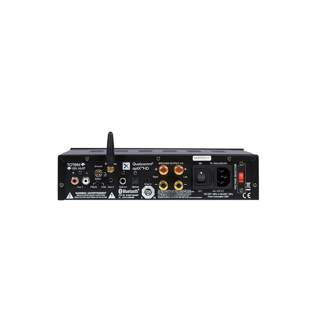 KIN AMP Bluetooth Stereo Amplifier (unit)