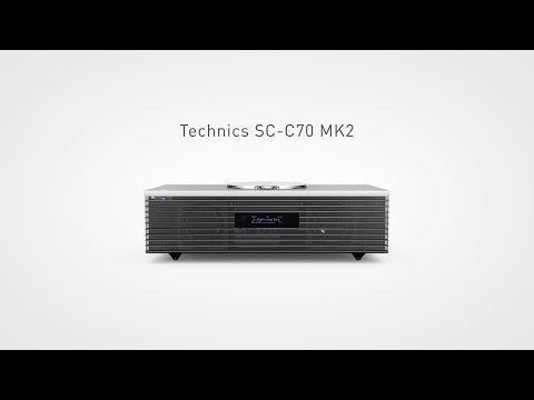 Technics SC-C70MK2 Premium All-in-One Music System - Silver