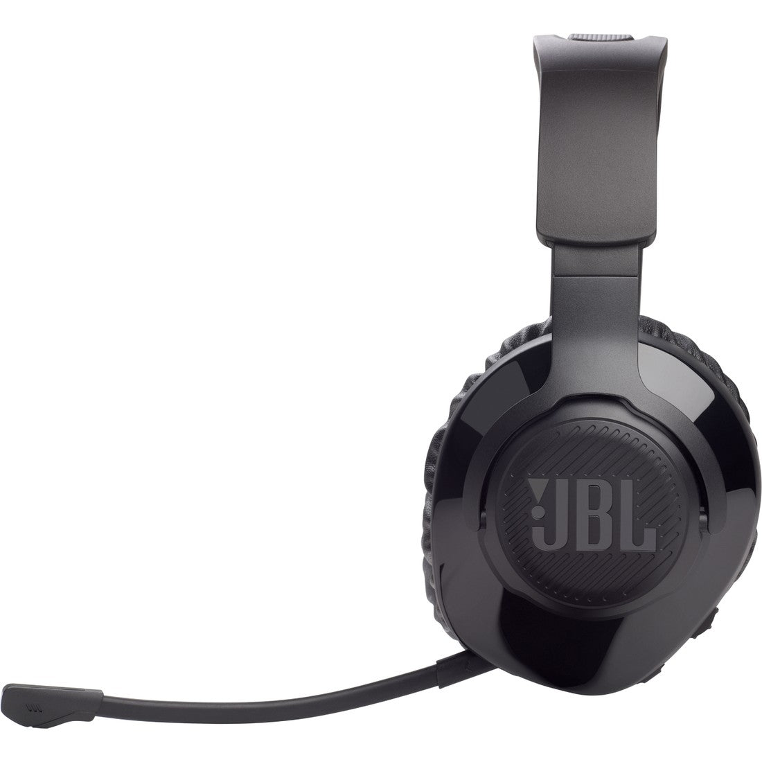 JBL Quantum 350 Wireless - Black - Wireless PC gaming headset with detachable boom mic - Left