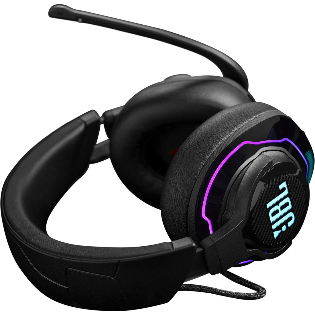 JBL Quantum 910X Wireless - Black - Wireless over-ear performance gaming headset with head  tracking-enhanced, Active Noise Cancelling and Bluetooth - Detailshot 9