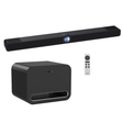 WiiM BAR 3.0.2 Dolby Atmos and DTS:X Soundbar Gloss Black - Each | WiiM Sub Pro Wireless 8" Subwoofer - Bundle