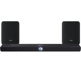 WiiM BAR 3.0.2 Dolby Atmos and DTS:X Soundbar High Gloss Black - Each | WiiM Sound Lite Smart Speaker with AI RoomFit - Pair