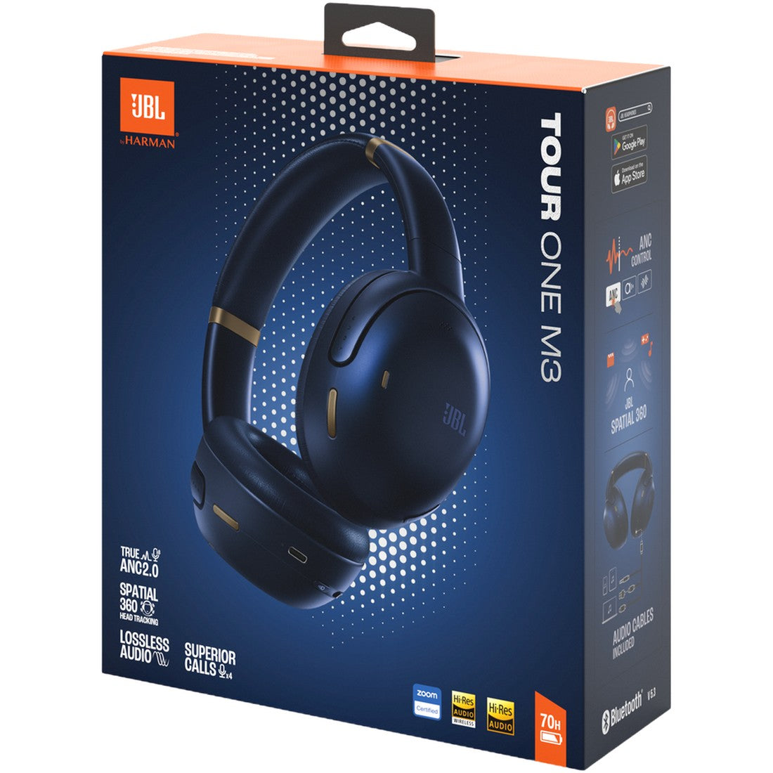 JBL Tour One M3 Wireless ANC Over-Ear Headphones with Hi-Res Audio