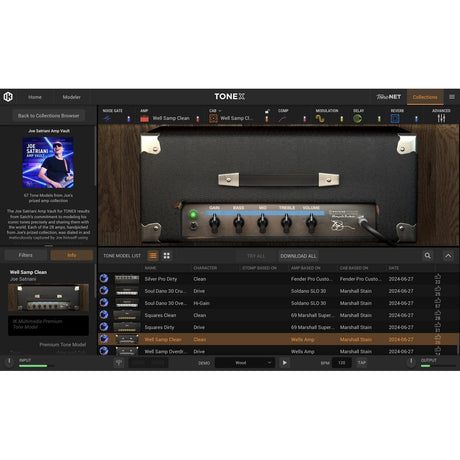 IK Multimedia TONEX Joe Satriani Amp Vault Signature Collection (11-44119)