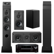 Onkyo TX-NR5100 Receiver |Sony SS-CS3M2 7.0 Speaker Bundle #1 - SS-CS3M2 (2) | SS-CS5M2 | SS-CS8M2 | SS-CSEM2- Bundle