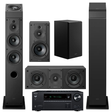 Onkyo TX-NR6100 THX 7.2 Receiver | Sony 7.0 Speaker Bundle – SS-CS3M2 (2) | SS-CS5M2 | SS-CS8M2 | SS-CSEM2- Bundle