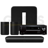 Onkyo TX-NR5100 |Sonos Premium Set with Beam - Beam | Sub Gen 4 | Era 100 (2) - Bundle