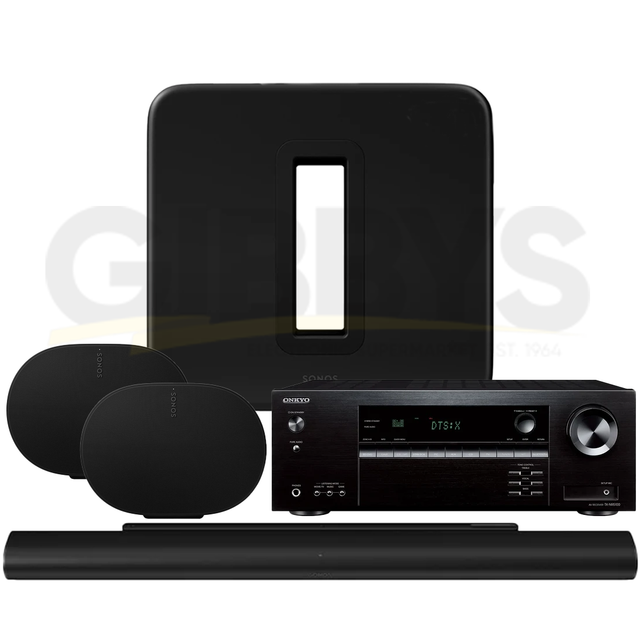 Onkyo TX-NR5100 |Sonos Set with Arc Ultra - Arc Ultra | Sub Gen 4 | Era 300 (2) - Bundle