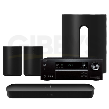 Onkyo TX-NR5100 | Sonos  Set with Beam | Sub Mini | Era 100 (2) - Bundle