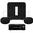Onkyo TX-NR5100 Receiver | Sonos Ultimate Home Theatre Completion Set - Sub Gen 4 | Era 300 (2) - Bundle