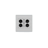 Blustream DA22XLR-WP-US Dante Audio Wall Plate with 2x2 XLR Conversion