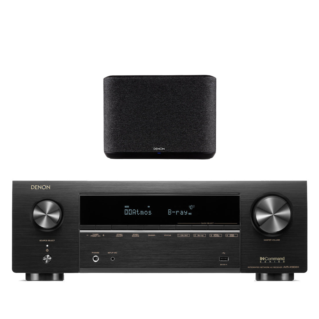 Denon AVR-X1800H 7.2 Channel Receiver | Home 250 Speaker Bundle