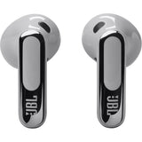 JBL Live Flex 3 - Silver - True wireless noise-cancelling open-stick earbuds - Left