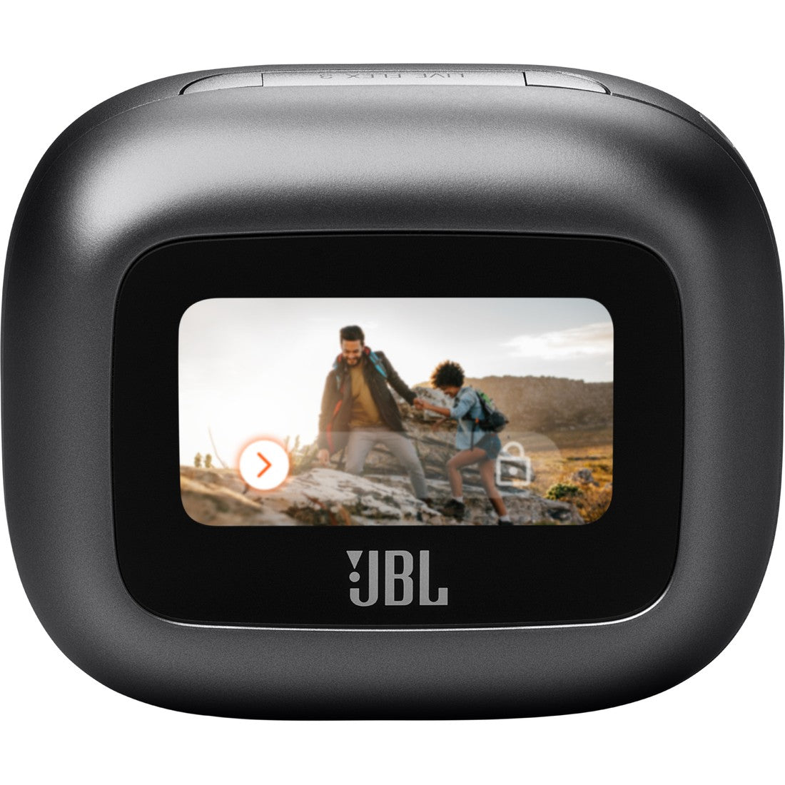 JBL Live Flex 3 - Black - True wireless noise-cancelling open-stick earbuds - Left