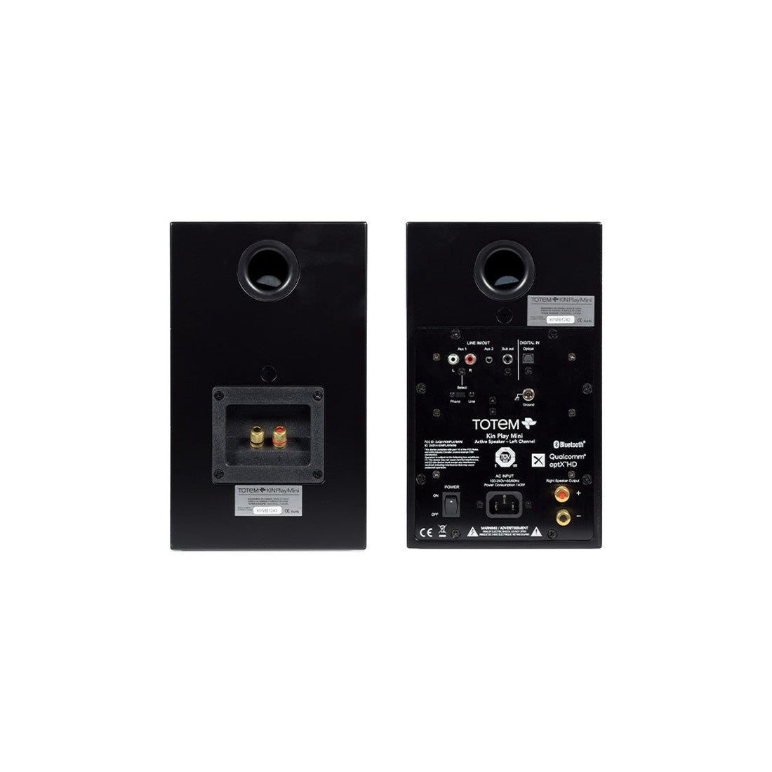 KIN PLAY MINI Bluetooth Powered Bookshelf Speaker (pair)