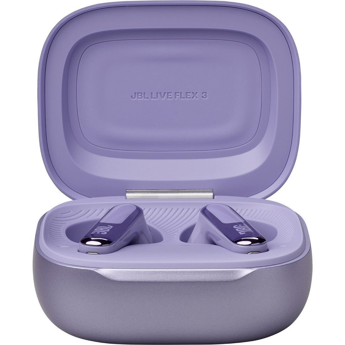 JBL Live Flex 3 - Purple - True wireless noise-cancelling open-stick earbuds - Detailshot 2