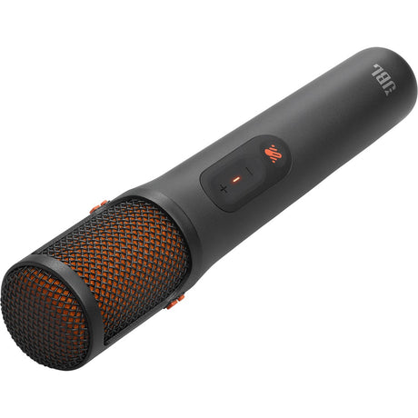JBL EasySing Mics - Black - Two wireless AI-powered microphones with real-time vocal removal - Front